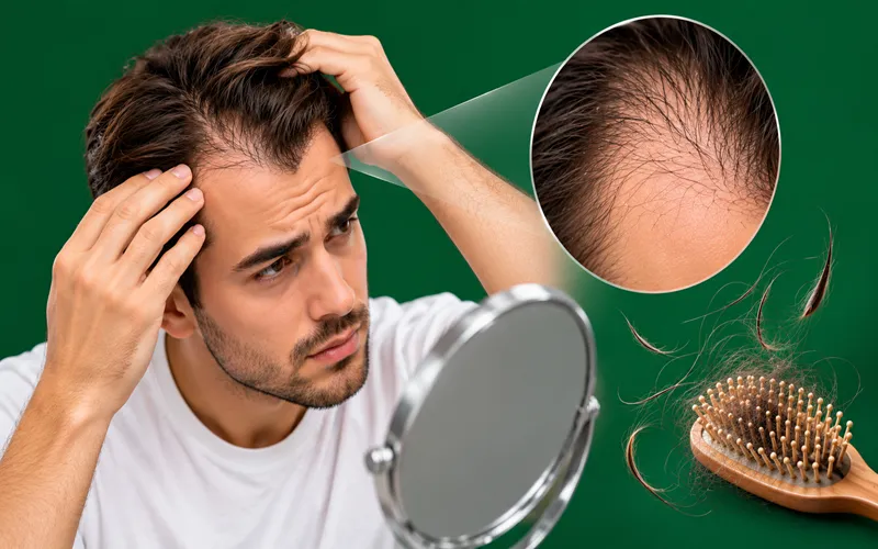 علت ریزش موی جلو سر چیست؟
