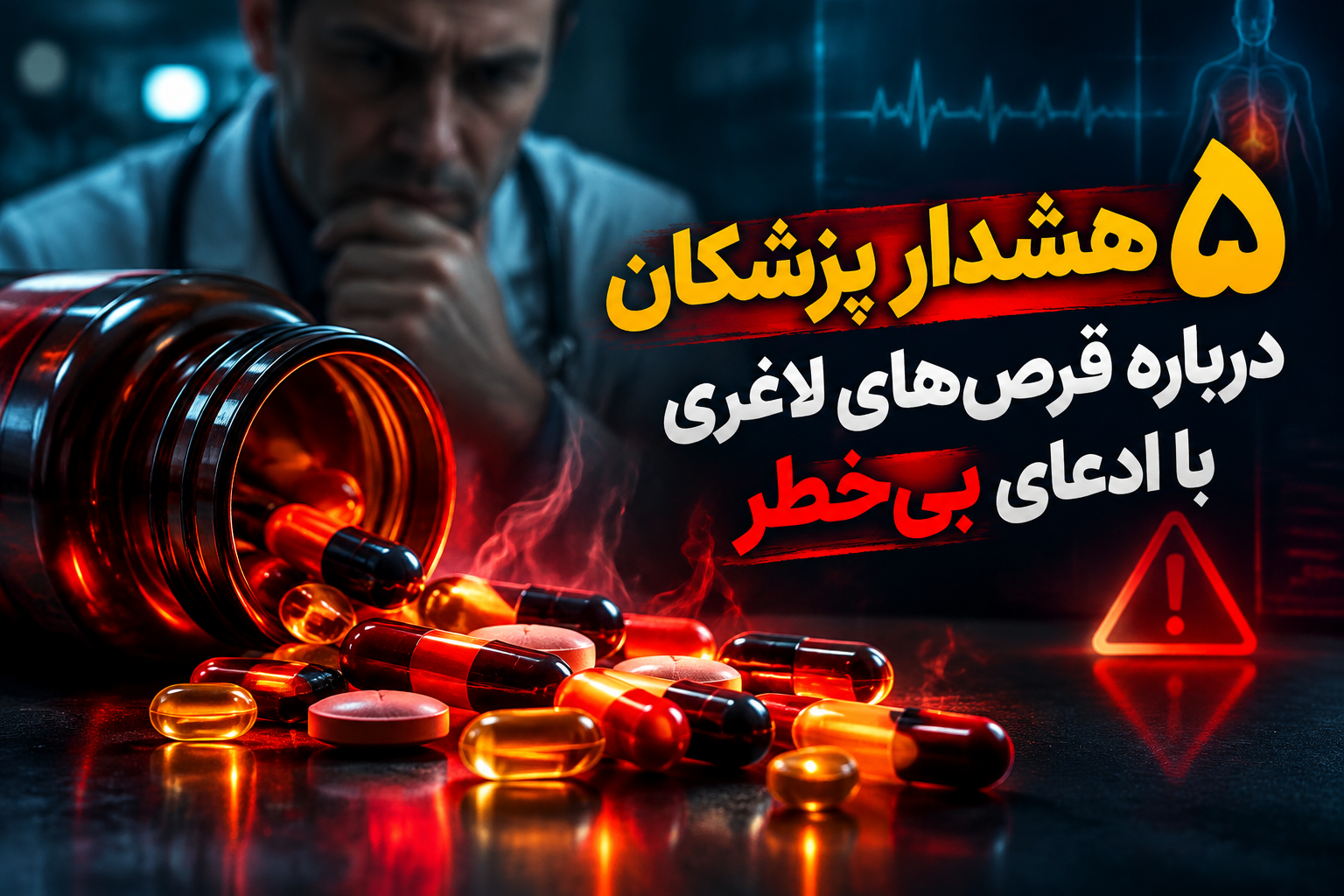 5 هشدار پزشکان درباره قرص های لاغری با ادعای بی خطر